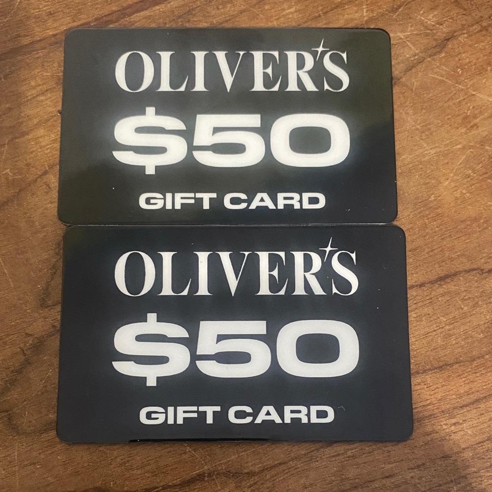 Oliver's $50 Gift Card
